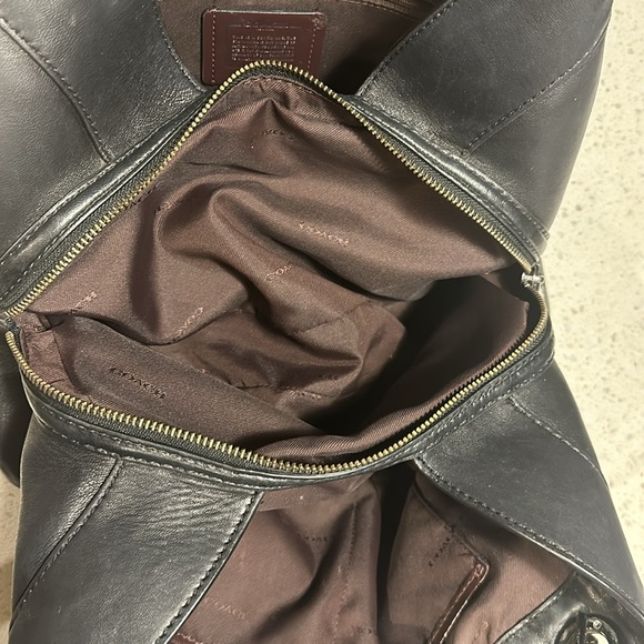 Coach Eddie Quilted Leather Shoulder Bag Studded Purse . Needs Restoring. - Picture 11 of 12